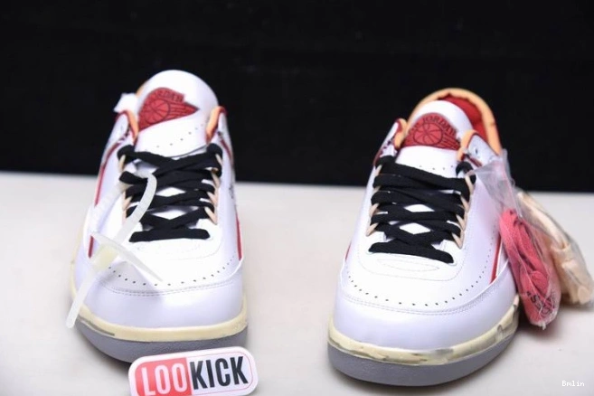 Boostmaster lin Retro Off-White SP Low White Jordan 2 Red DJ4375-106 0707